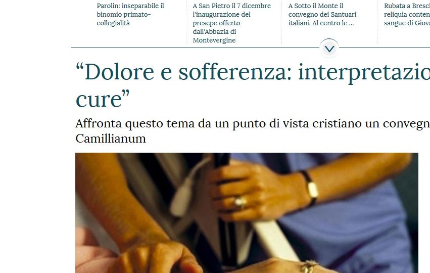 DOLORE E SOFFERENZA