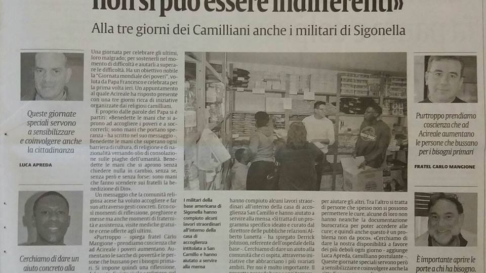 2 articolo giornata mondiale dei poveri
