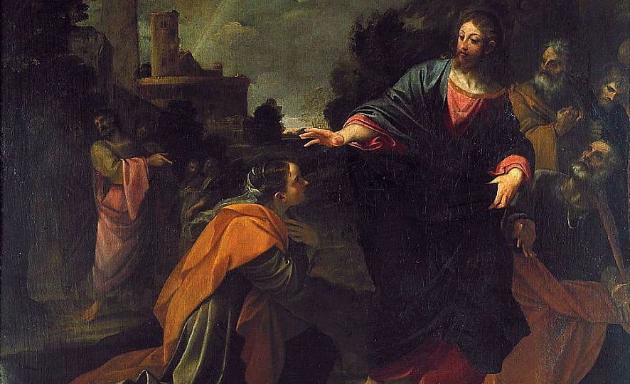 Ludovico Carracci - Christ and the Canaanite Woman - (MeisterDrucke-351572)