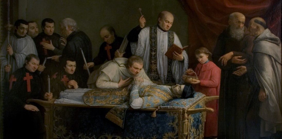 MATTEO TONI: Venerazione della salma di s. Camillo