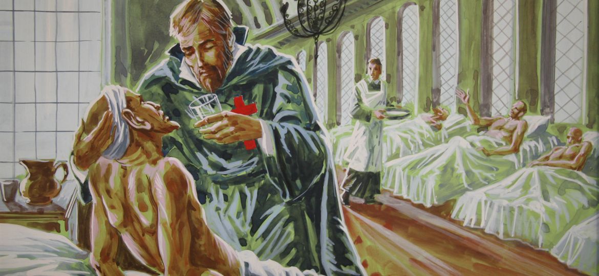 26 Camillo assiste un malato